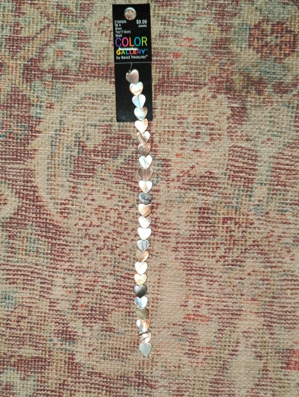 Hobby Lobby Color Gallery Heart Shell Bracelet - Iridescent Pearl Tones